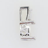 Sterling Silver Semi Mount Pendant Setting Oval OV 8X6mm PJC2157P - Syzjewelry